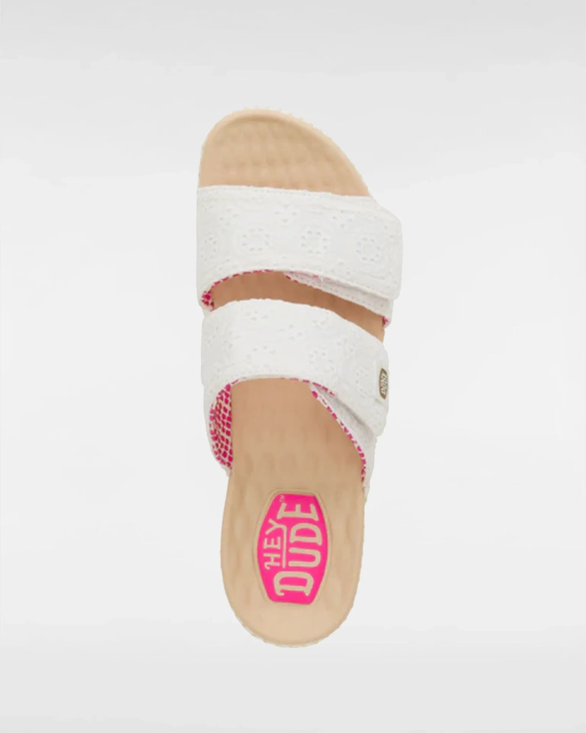 HEYDUDE Delray Slide Eyelet White kép 2