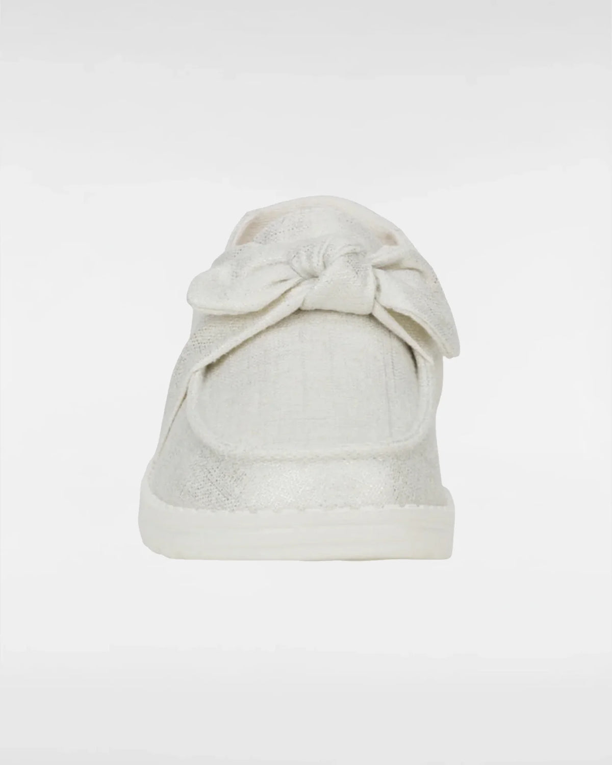 HEYDUDE Wendy Bow Shimmer Metallic Silver kép 2