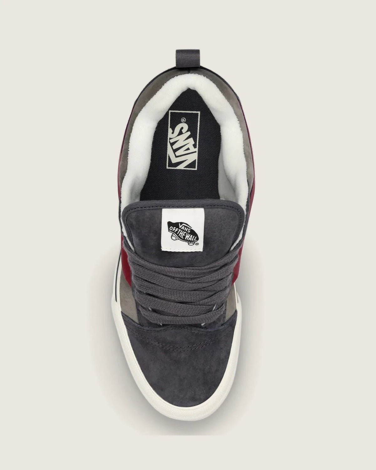 VANS Knu Skool PIG SUEDE GRAY/MULTI Cipő VN000D22BGG1 - 2