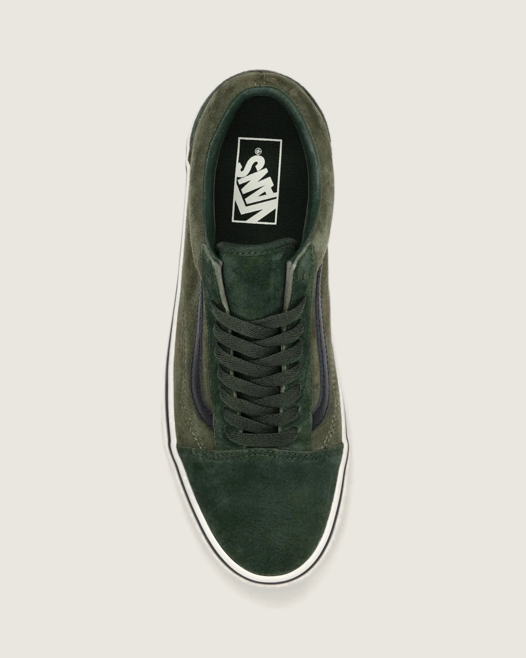 VANS Old Skool PIG SUEDE GREEN/MULTI Cipő VN000D9YBGK1 - 2