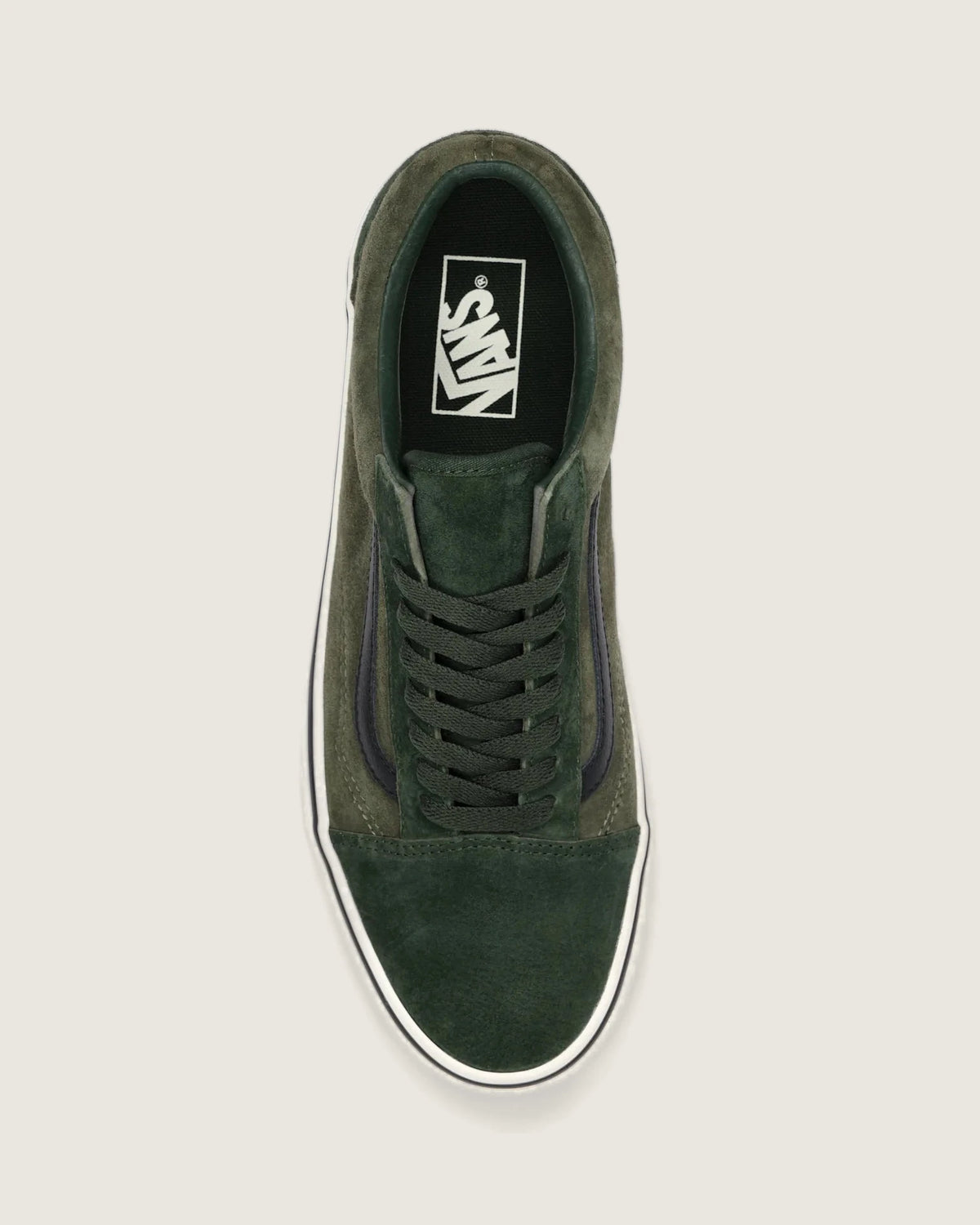 VANS Old Skool PIG SUEDE GREEN/MULTI Cipő VN000D9YBGK1 - 2