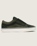VANS Old Skool PIG SUEDE GREEN/MULTI Cipő VN000D9YBGK1 - 1