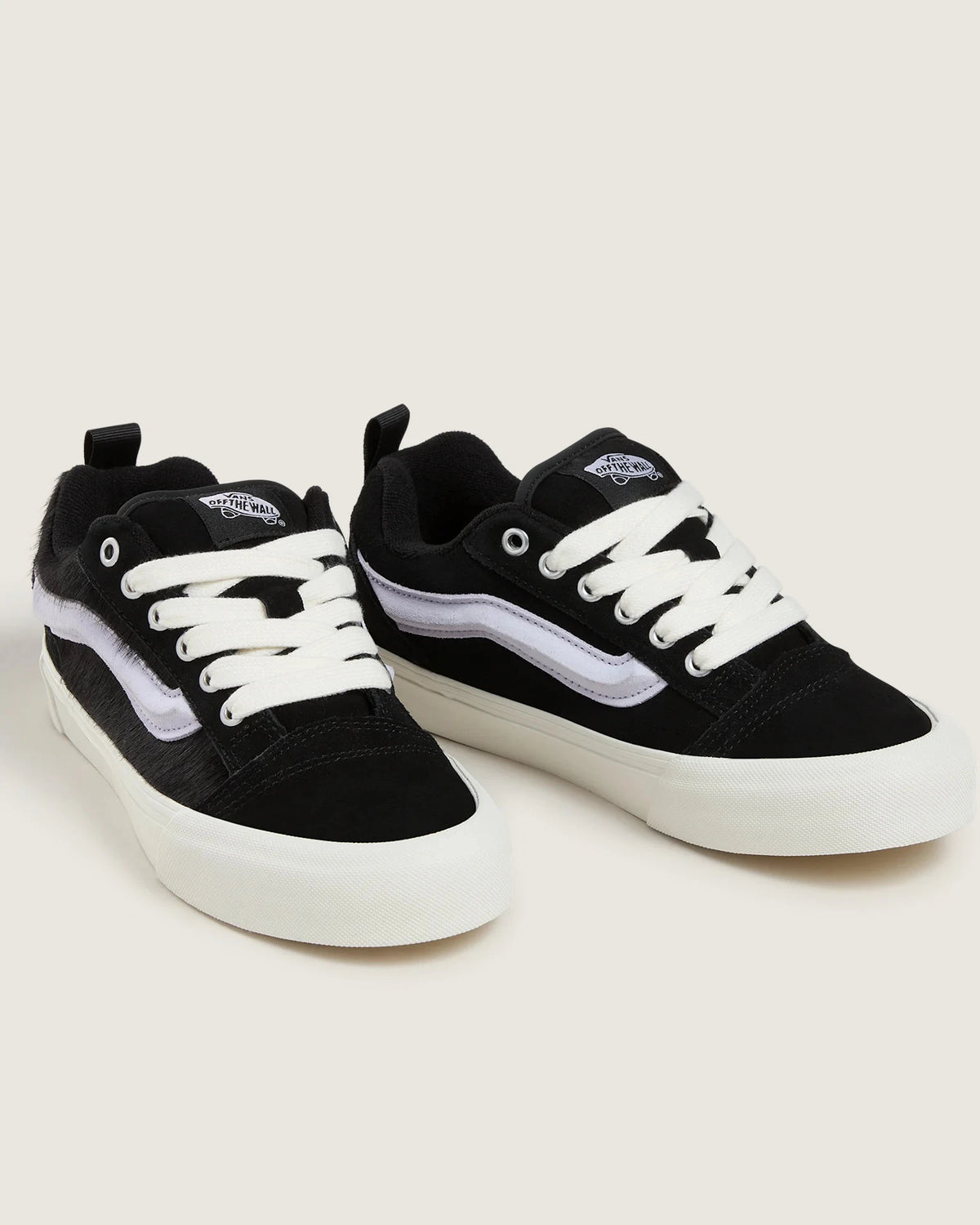 VANS Knu Skool PONY HAIR BLACK/LILAC ROSE Cipő VN000DAJKL41 - 2