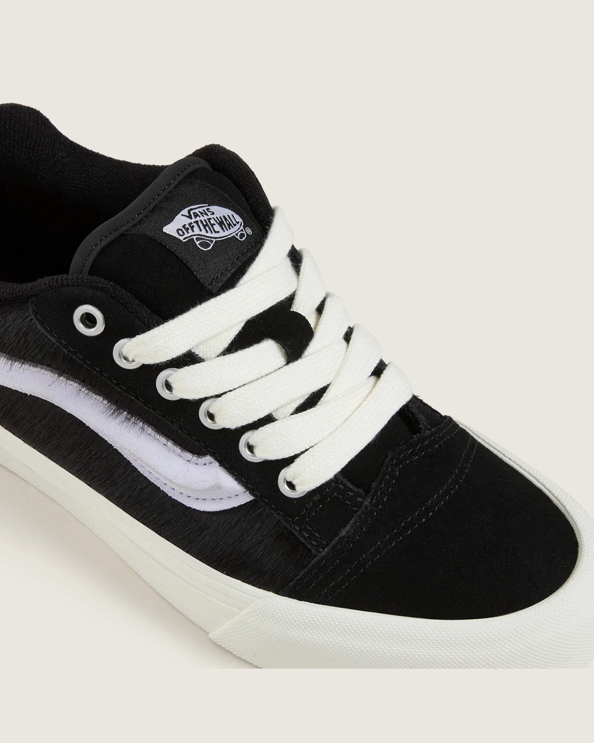VANS Knu Skool PONY HAIR BLACK/LILAC ROSE Cipő VN000DAJKL41 - 4