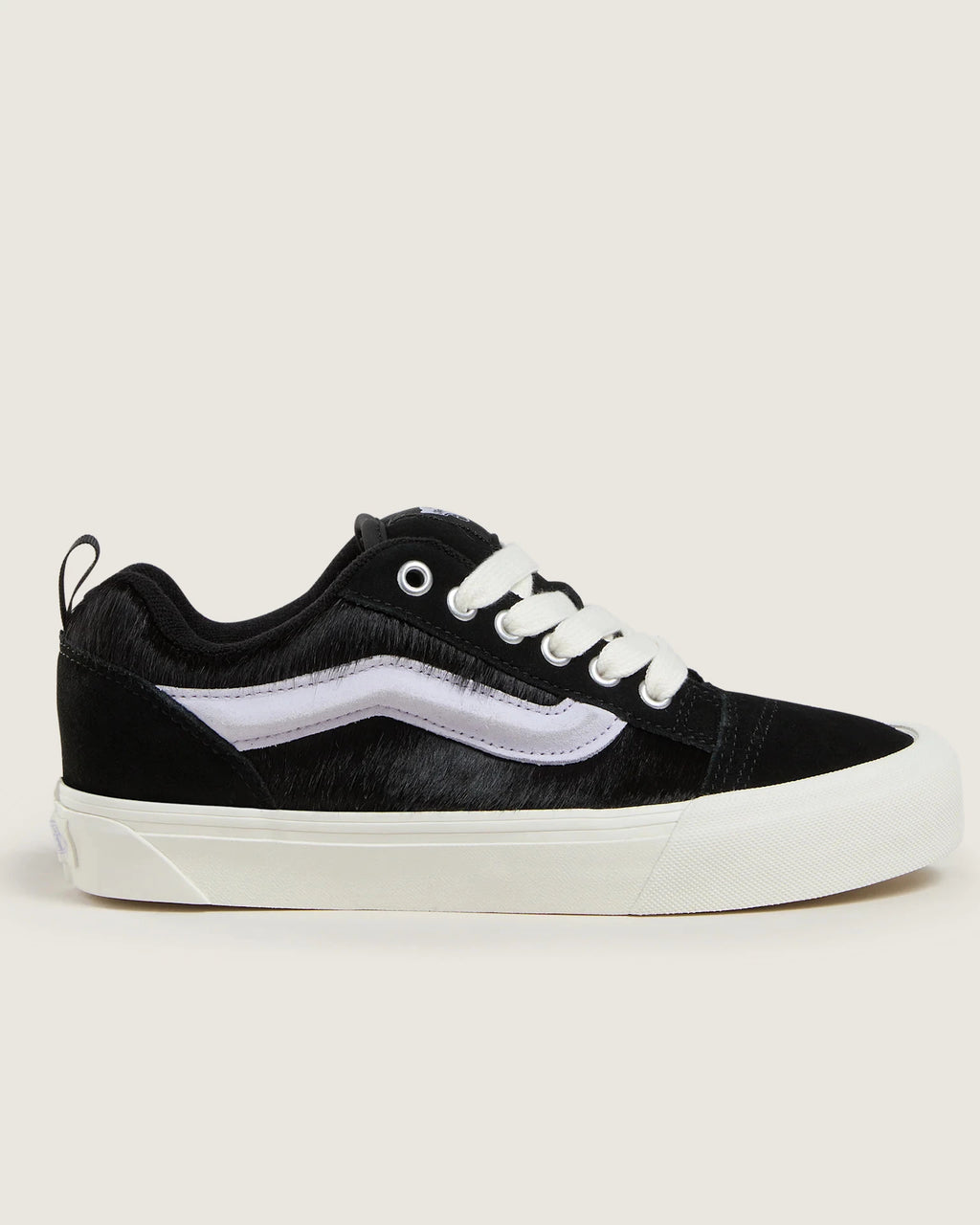 VANS Knu Skool PONY HAIR BLACK/LILAC ROSE Cipő VN000DAJKL41 - 1