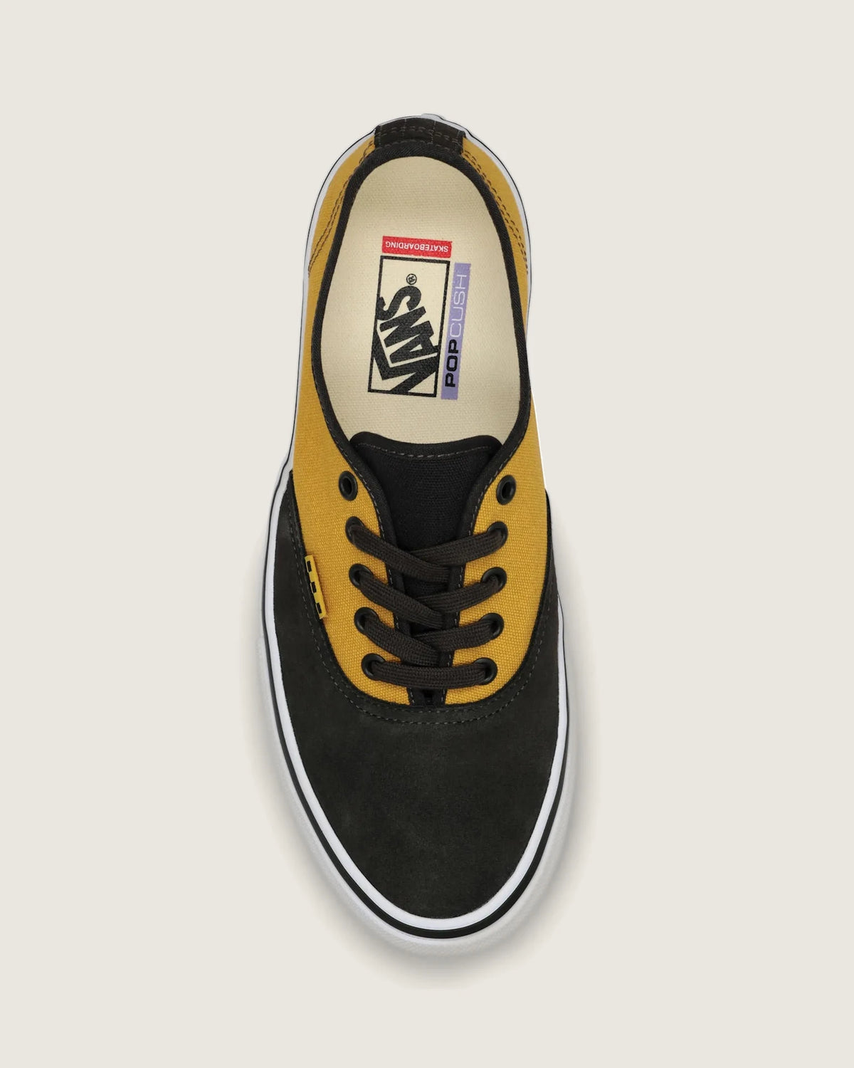 Vans Skate Authentic FADE Black/Mustard Cipő VN000EERBLN1 - 2