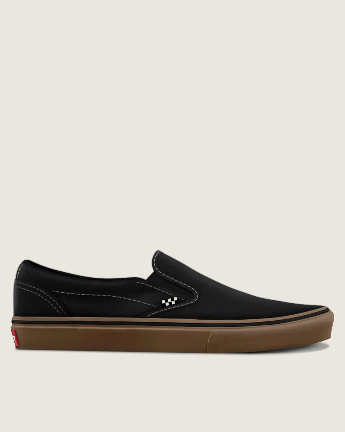 Vans Skate Slip-On Black/Gum/White Cipő VN000EG5B9K1 - 1