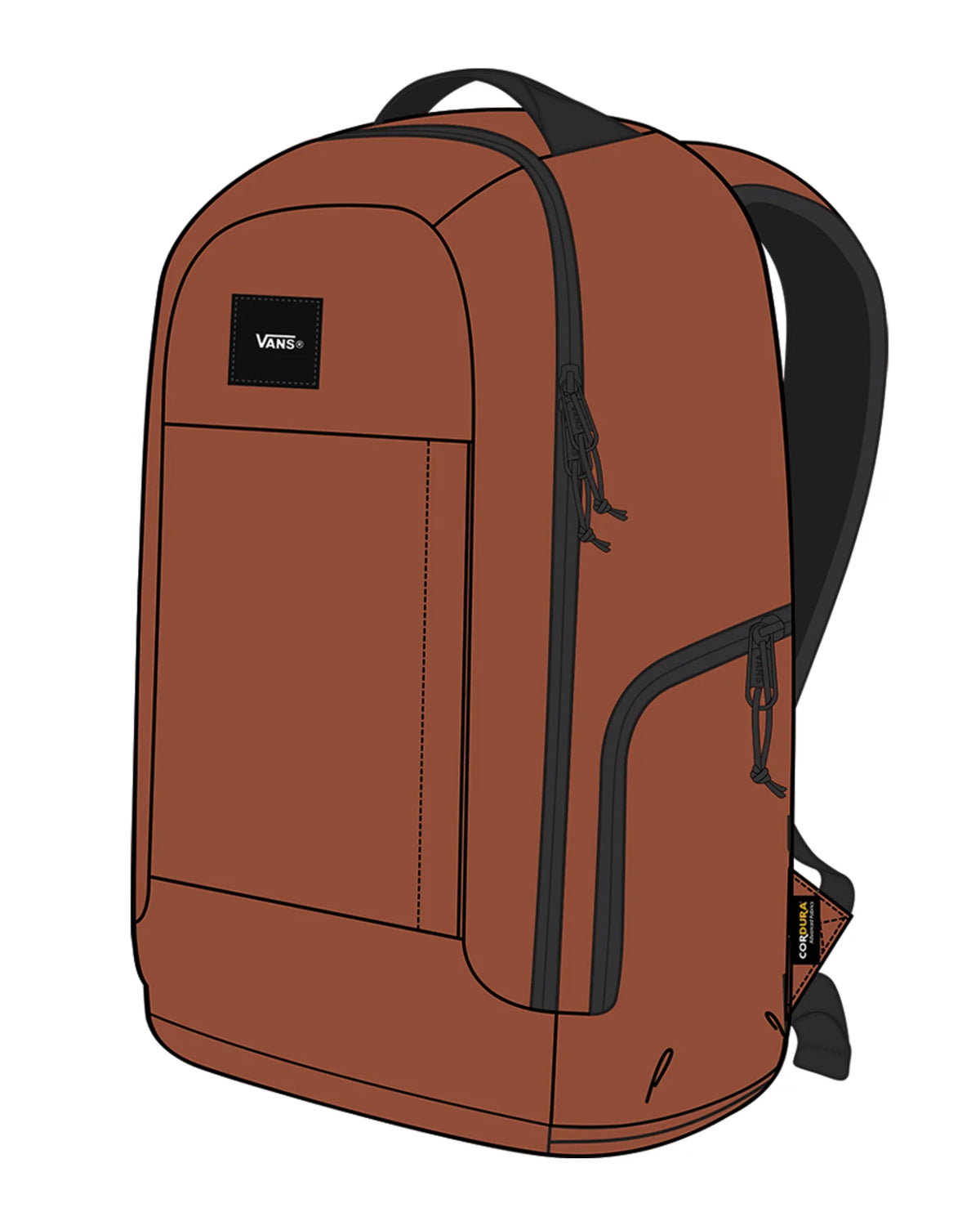 Vans Resolute Backpack BURNT ORANGE VN000HRGY7X1 - 1