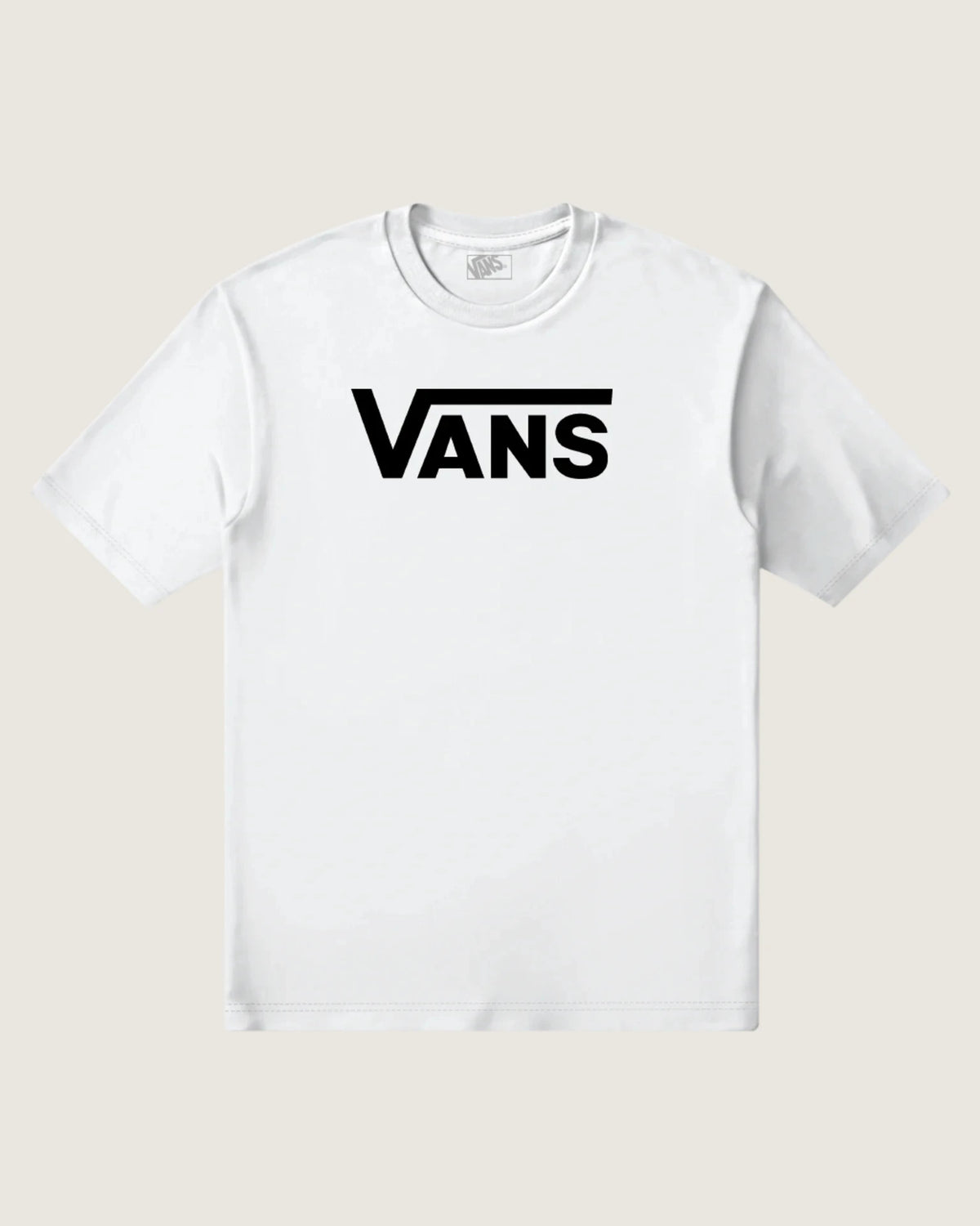 Vans Classic Drop V SS Crew Tee-B White/Black Textil VN000KMZYB21 - 1
