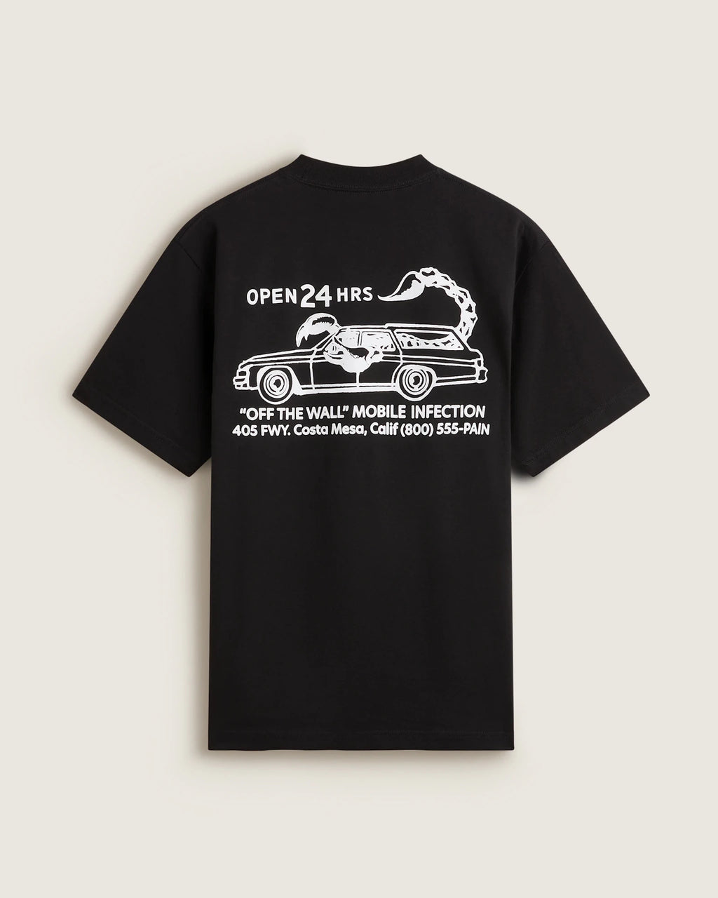 VANS Sting Wagon SS Black Póló VN000PDABLK1 - 2