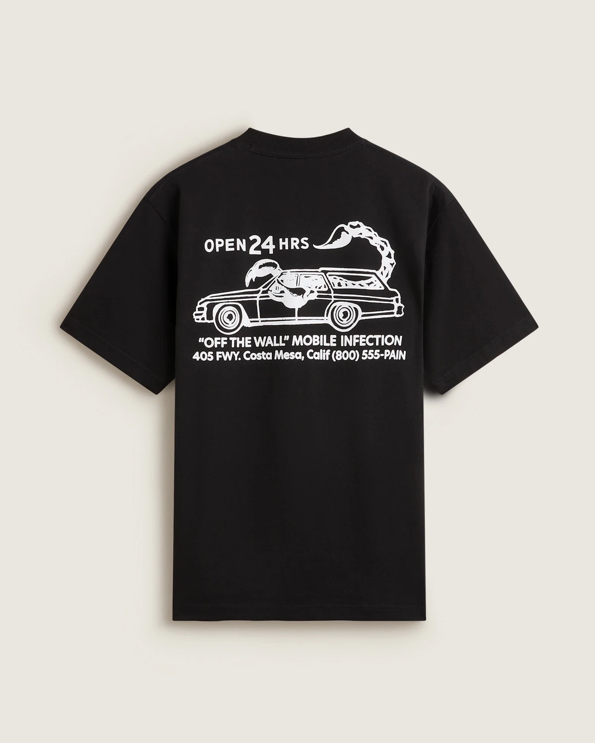 VANS Sting Wagon SS Black Póló VN000PDABLK1 - 2