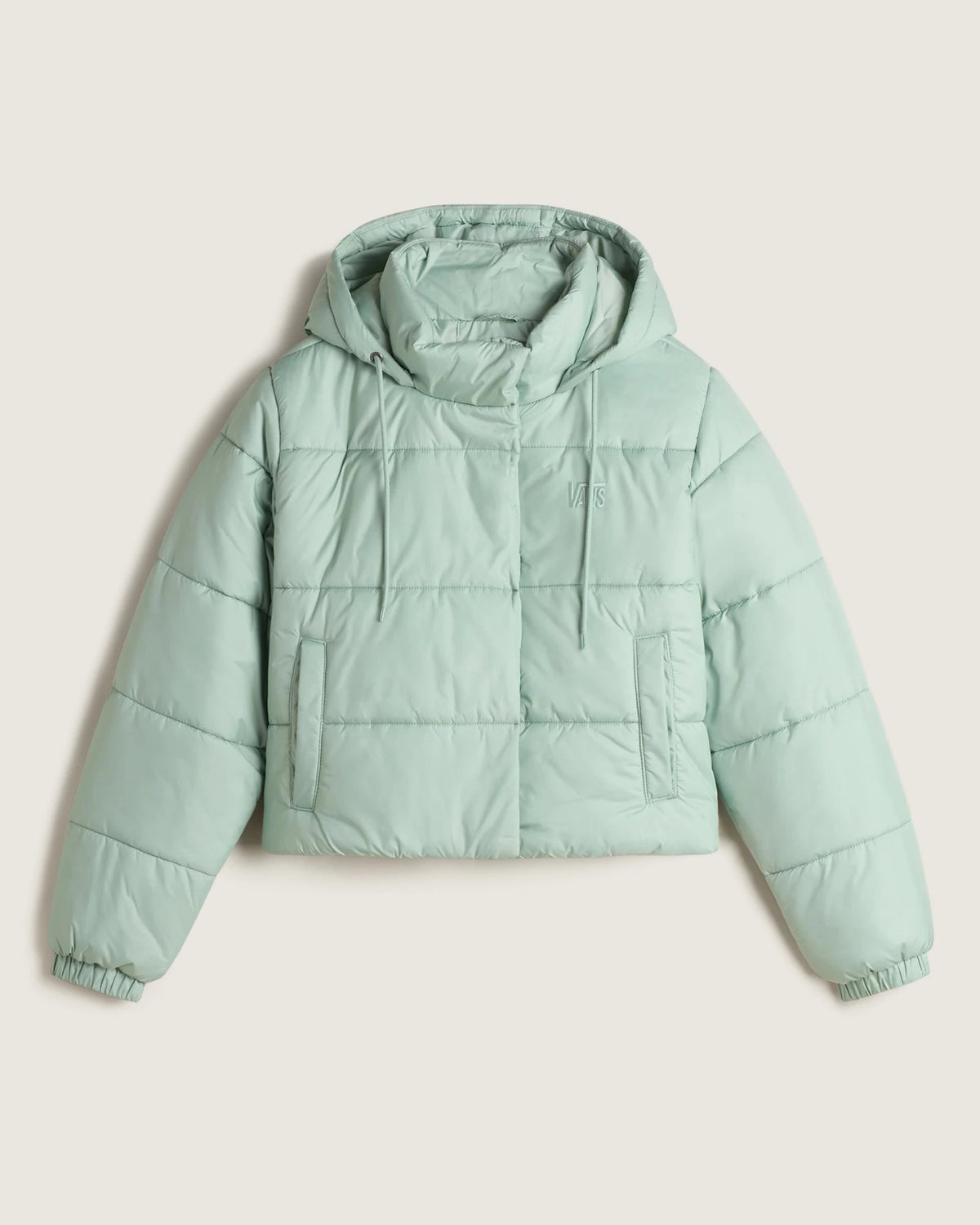 VANS MTE Hillgate Cropped Puffer Gray Olive Kabát VN000PK1EMW1 - 1
