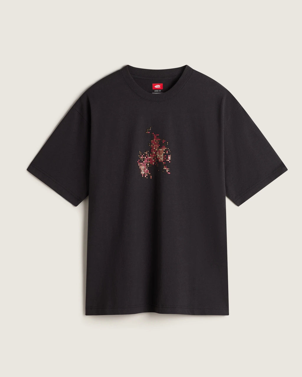 VANS Skate Flame SS Tee Black Póló VN000PNABLK1 - 1