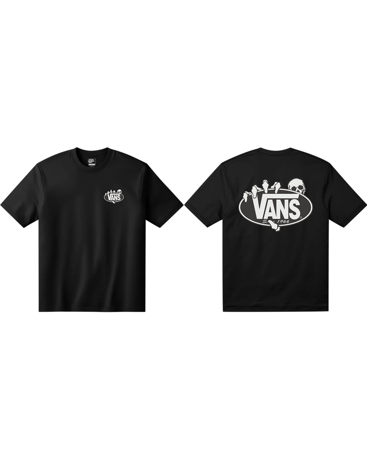 VANS Show Off SS Tee Black Póló VN000SWTBLK1 - 1