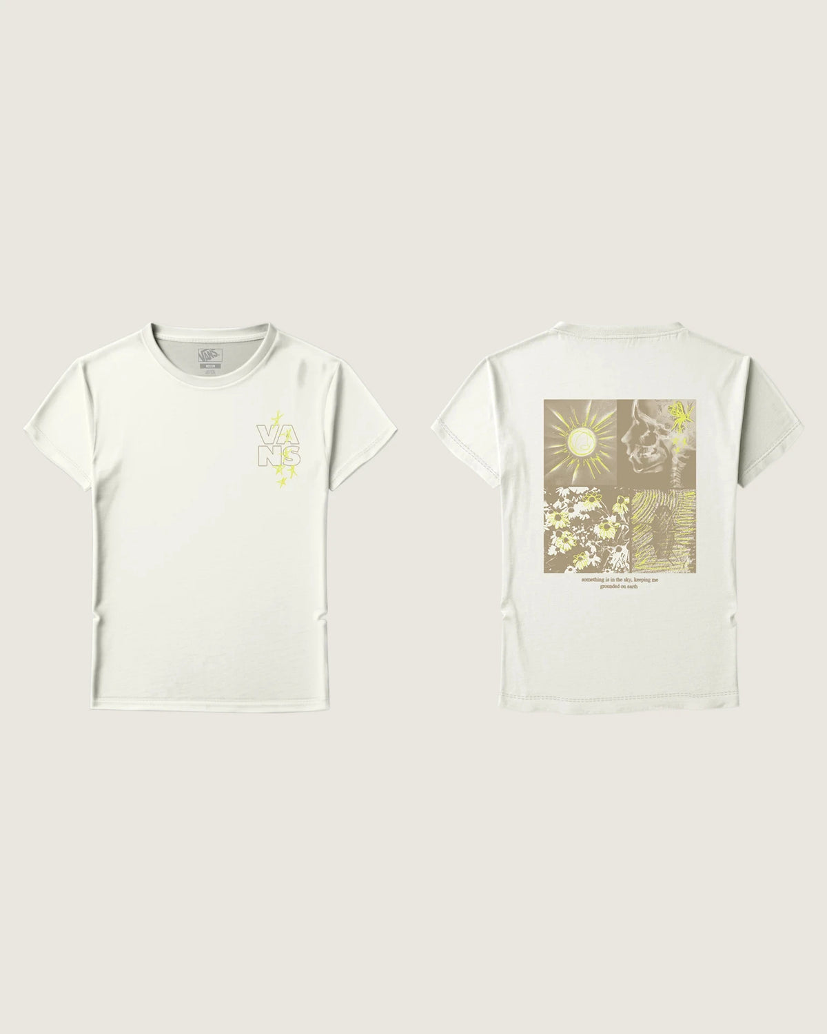 Vans New Age Research SS Tee marshmallow Textil VN000WT0FS81 - 1
