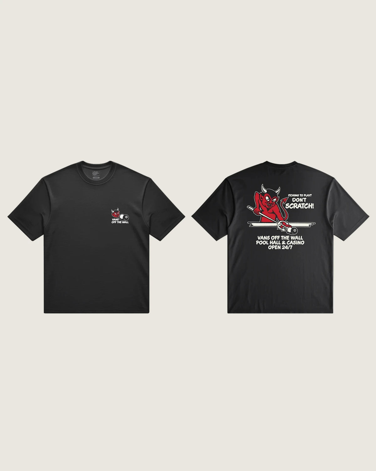 Vans Old Scratch SS Tee Black Textil VN000X2TBLK1 - 1