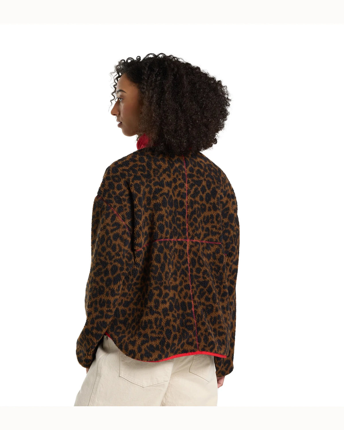 Vans Printed High Pile Jacket Vintage Cocoa Textil VN000ZU2FST1 - 4