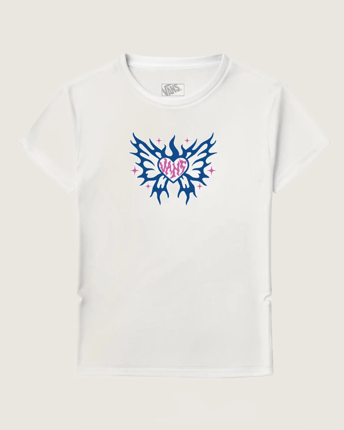Vans Heart Flame Butterfly SS Tee White Textil VN0010EZWHT1 - 1
