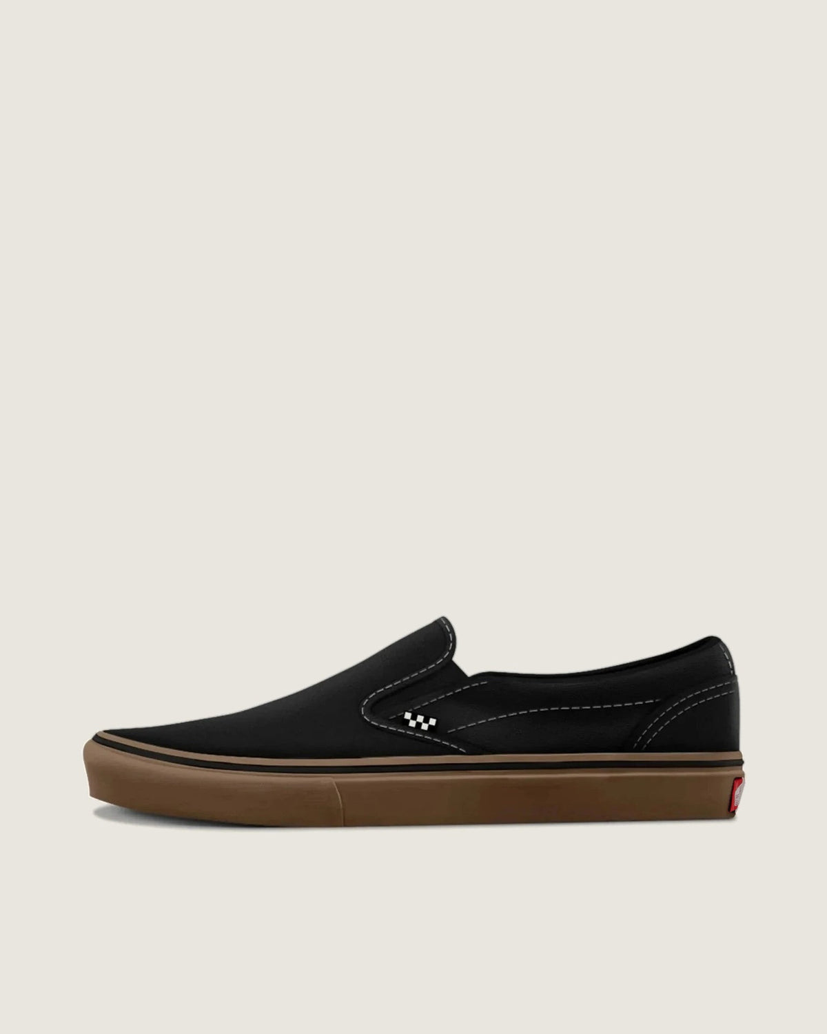 Vans Skate Slip-On Black/Gum/White Cipő VN000EG5B9K1 - 1