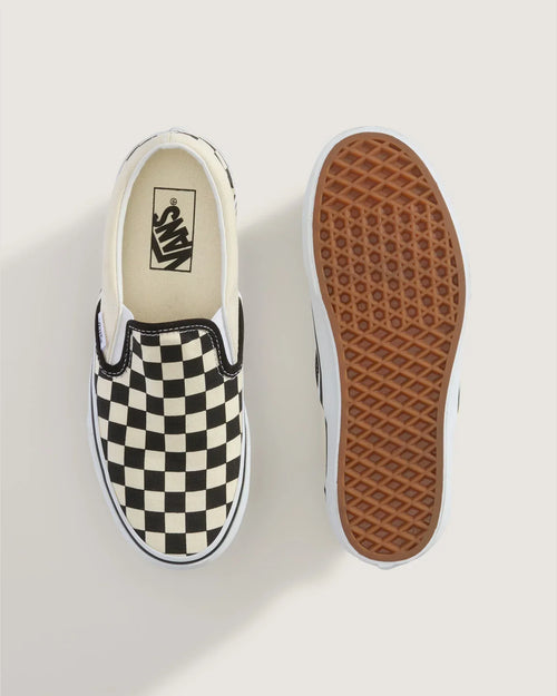 VANS UA Classic Slip-On Platform Blk&WhtChckerboard/Wht VN00018EBWW1 - 3