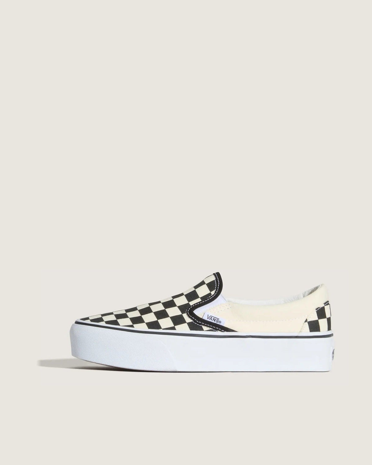 VANS UA Classic Slip-On Platform Blk&WhtChckerboard/Wht VN00018EBWW1 - 1