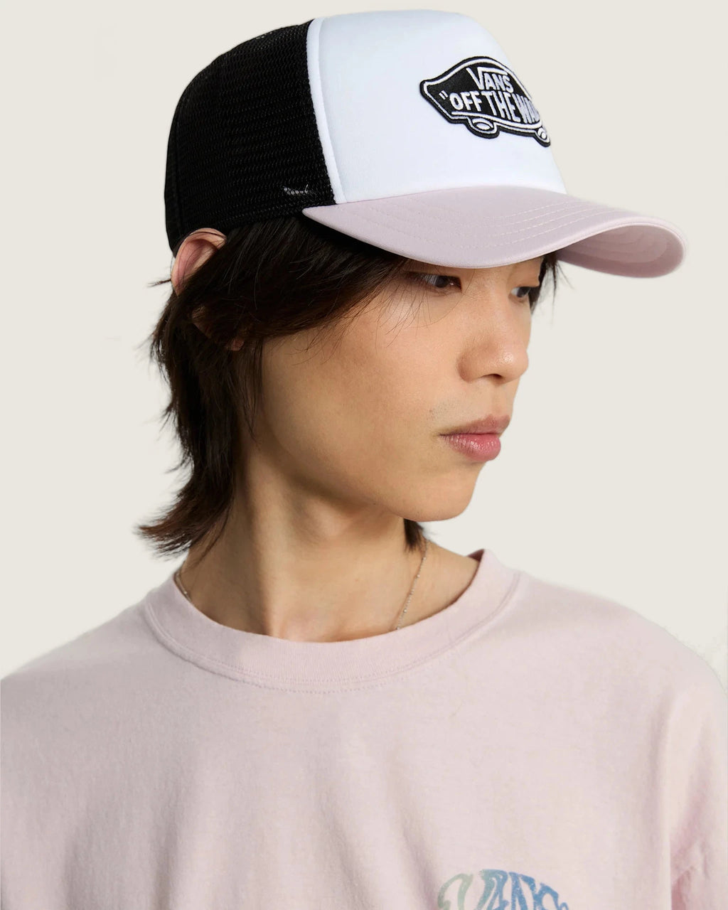 Vans Classic Patch Curved Bill Trucker Pale Petal Kiegészítő VN00066XH8H1 - 4