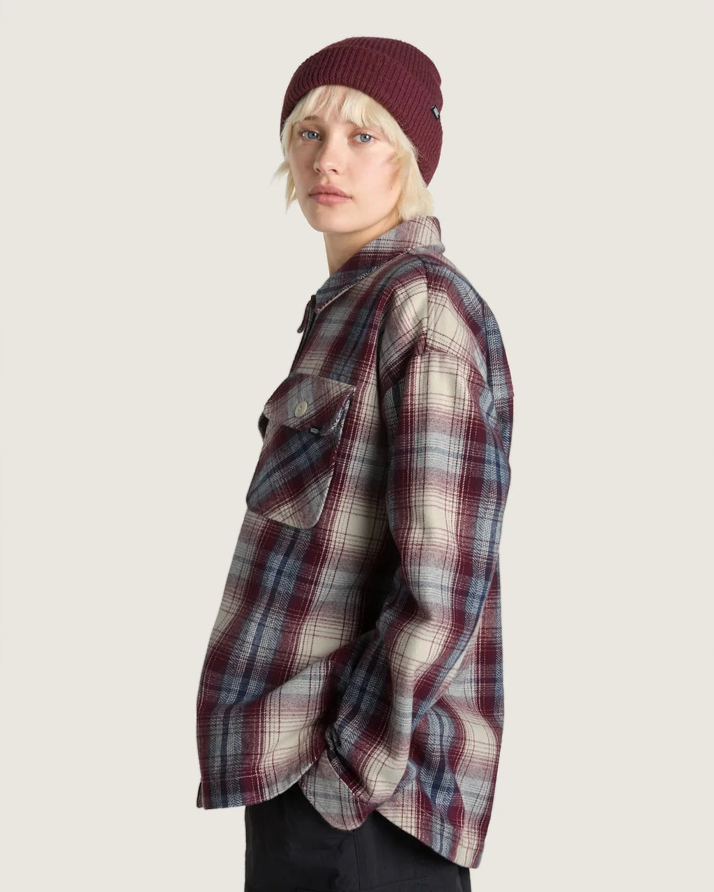 Vans ELIZA OS WOVEN SHACKET Port Royale Textil VN00074M4QU1 - 5