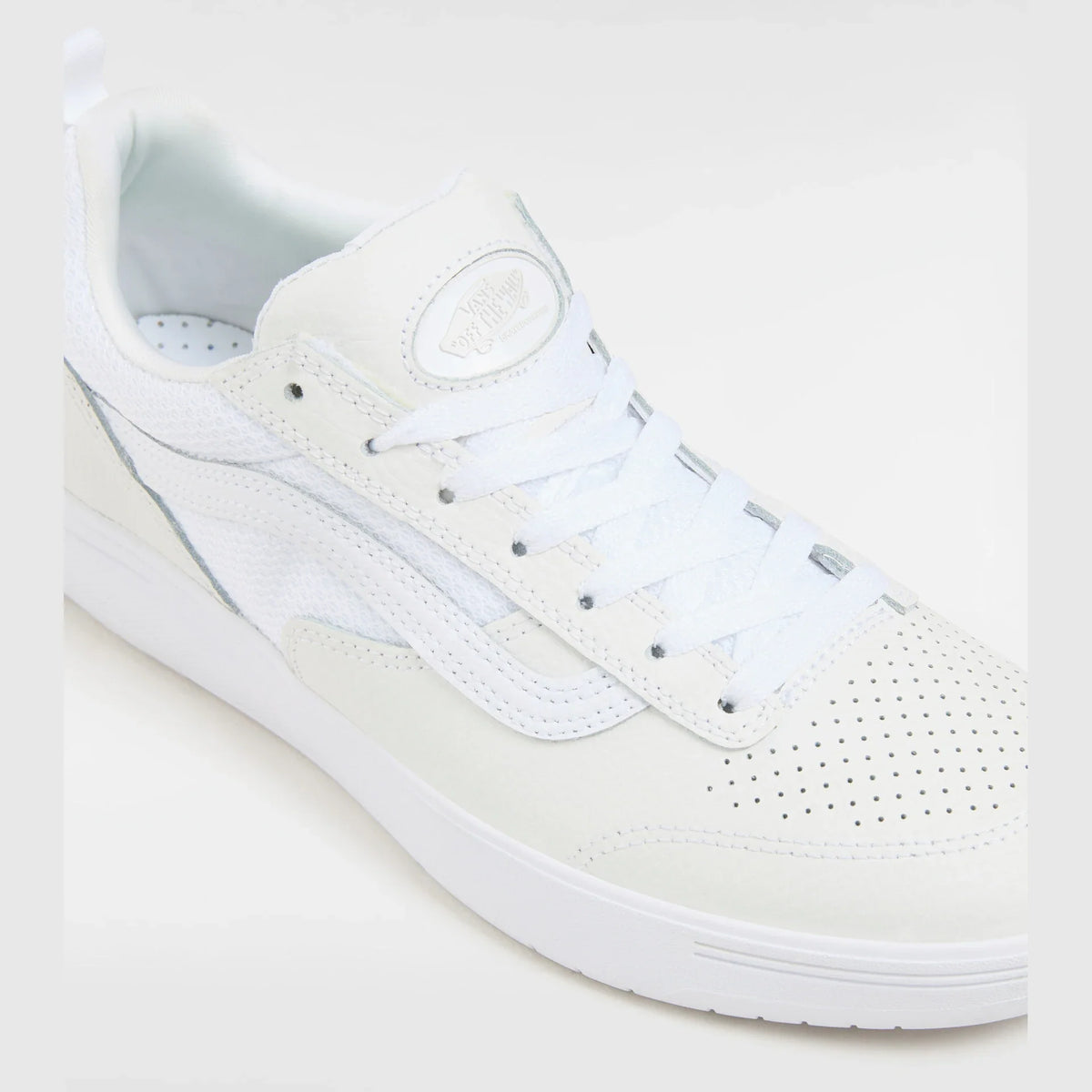 VANS Zahba LEATHER WHITE/WHITE kép 4