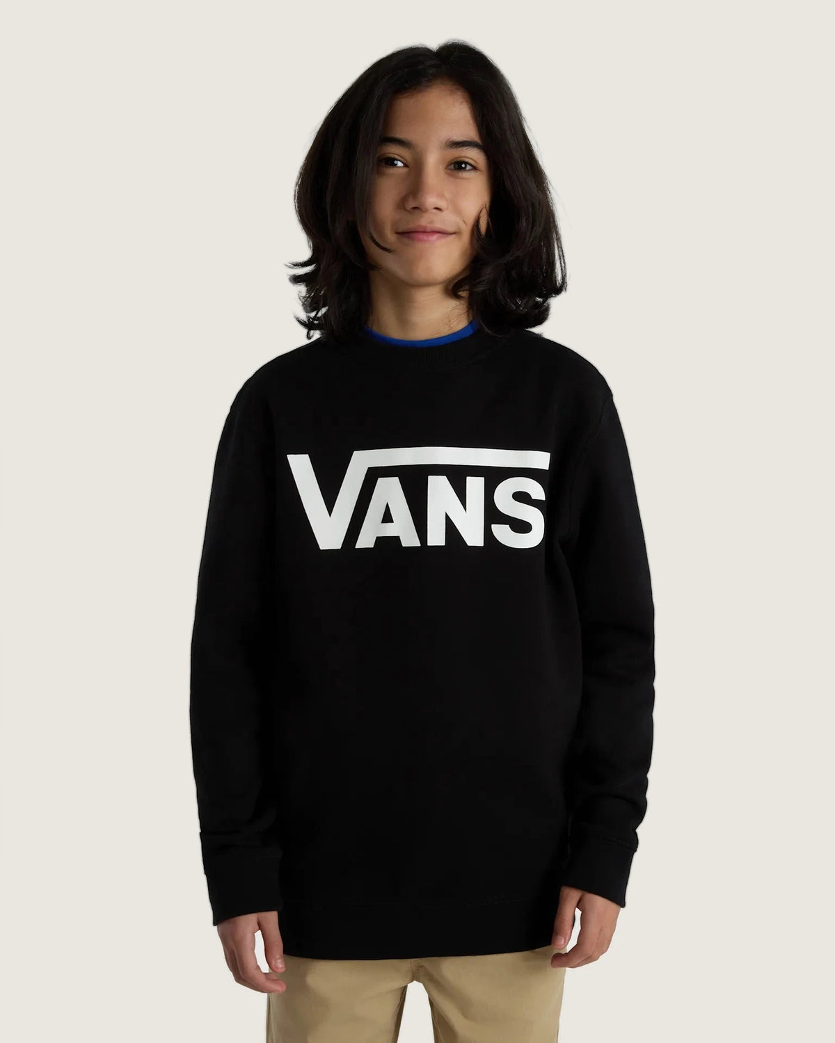 VANS VANS CLASSIC CREW Black Póló VN0008CABLK1 - 3