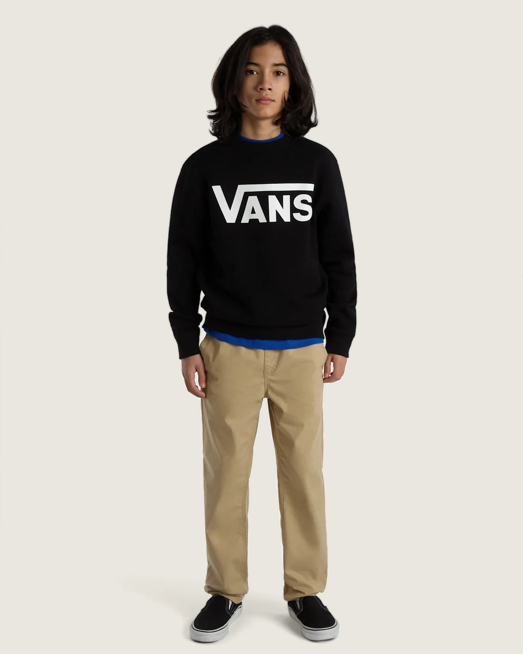 VANS VANS CLASSIC CREW Black Póló VN0008CABLK1 - 4