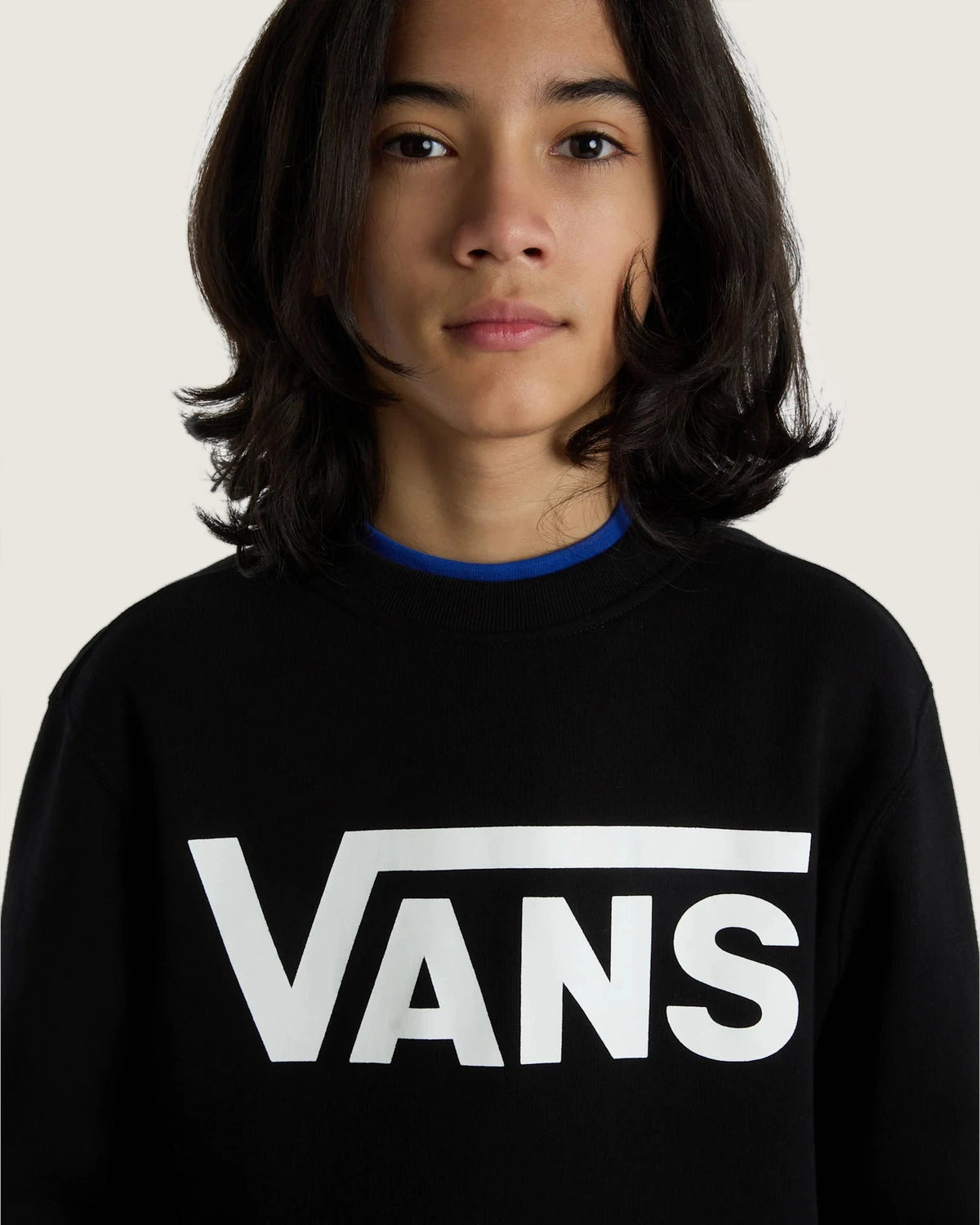 VANS VANS CLASSIC CREW Black Póló VN0008CABLK1 - 7