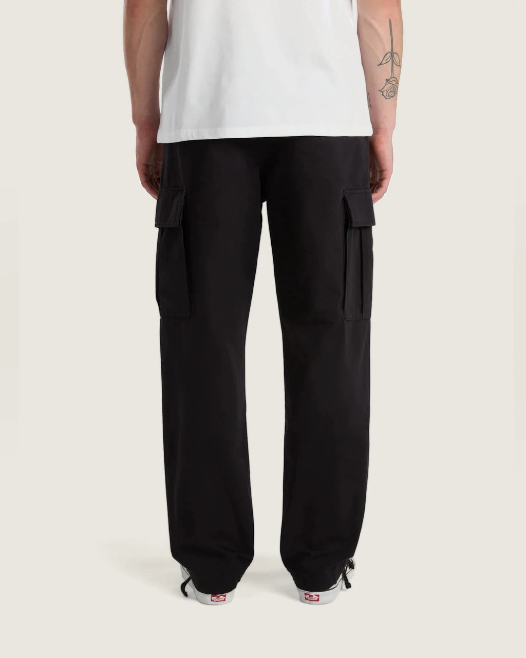 VANS SERVICE CARGO LOOSE TAPERED PANT Black kép 4