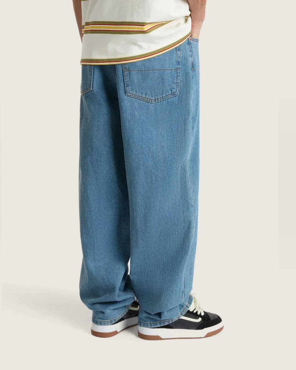 VANS CHECK-5 BAGGY DENIM PANT STONEWASH/BLUE kép 3