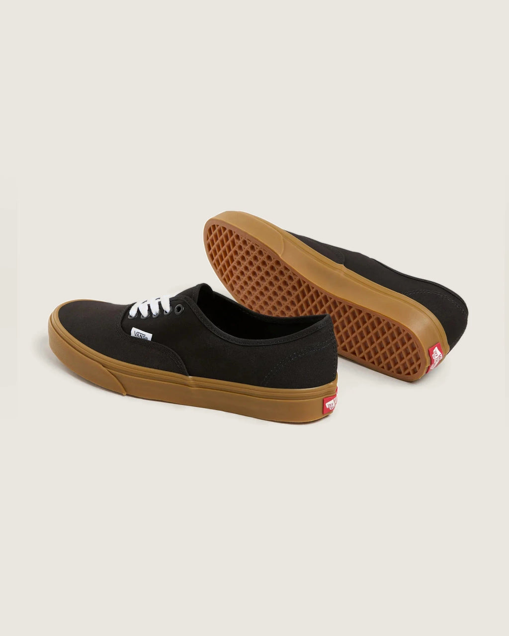 VANS Authentic BLACK/GUM Cipő kép 3