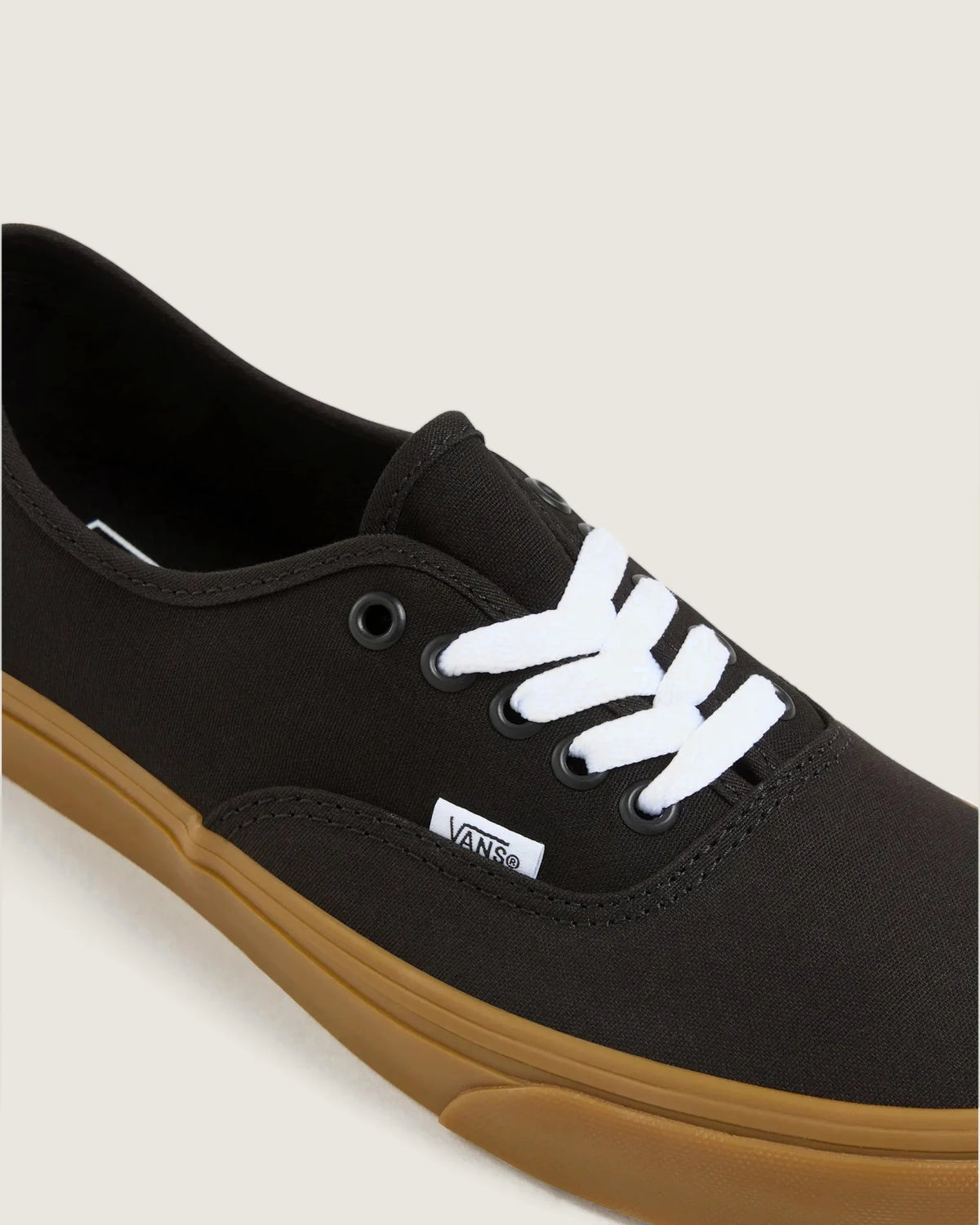 VANS Authentic BLACK/GUM Cipő kép 4