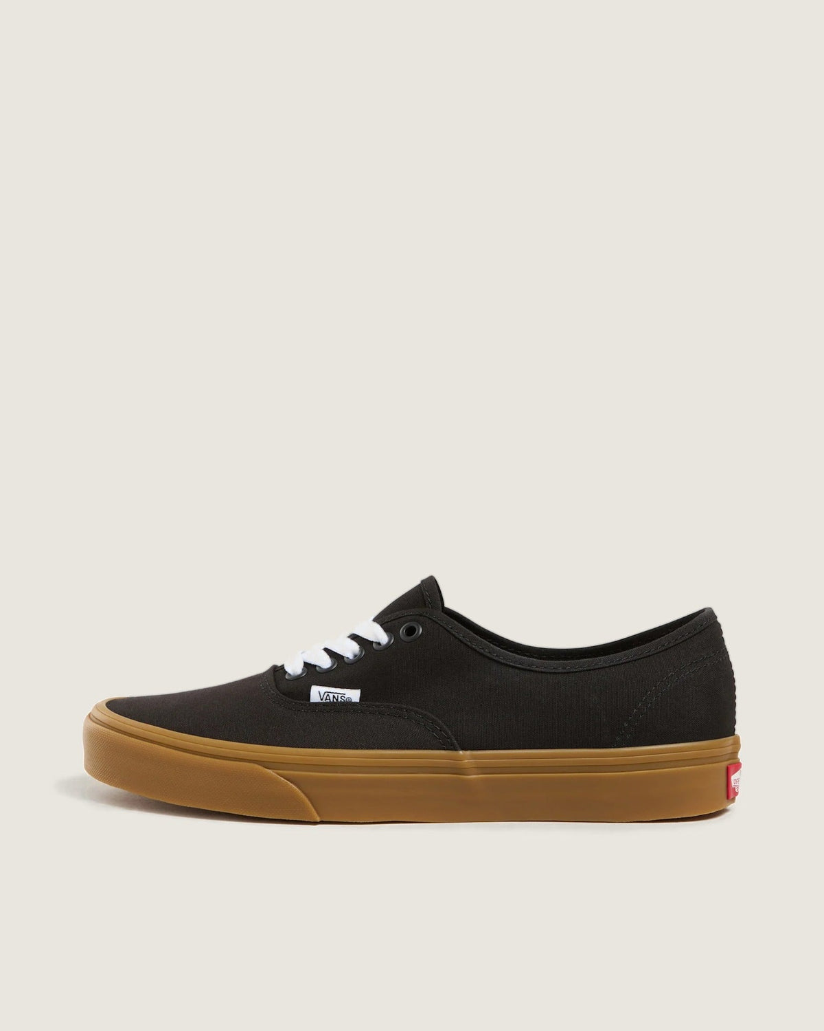 VANS Authentic BLACK/GUM Cipő - 1