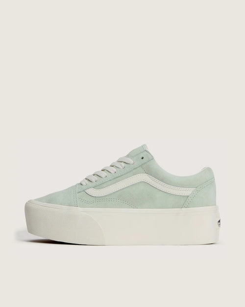 Vans Old Skool Platform PIG SUEDE Dusty Mint Cipő VN0009PZGRT1 - 1