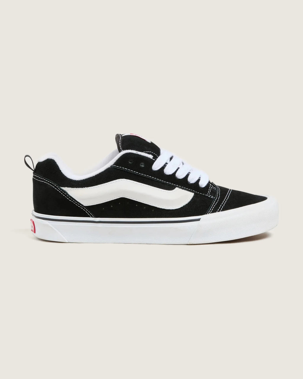 VANS Knu Skool BLACK/TRUE WHITE Cipő kép 1