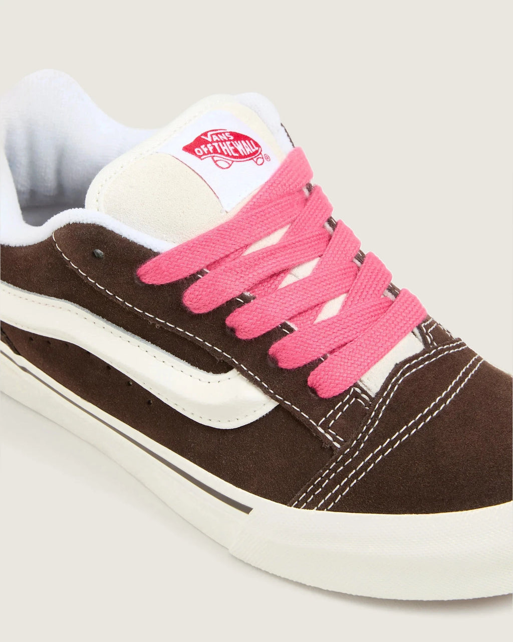 VANS Knu Skool RETRO COLOR BROWN/TRUE WHITE Cipő VN0009QCBF21 - 4