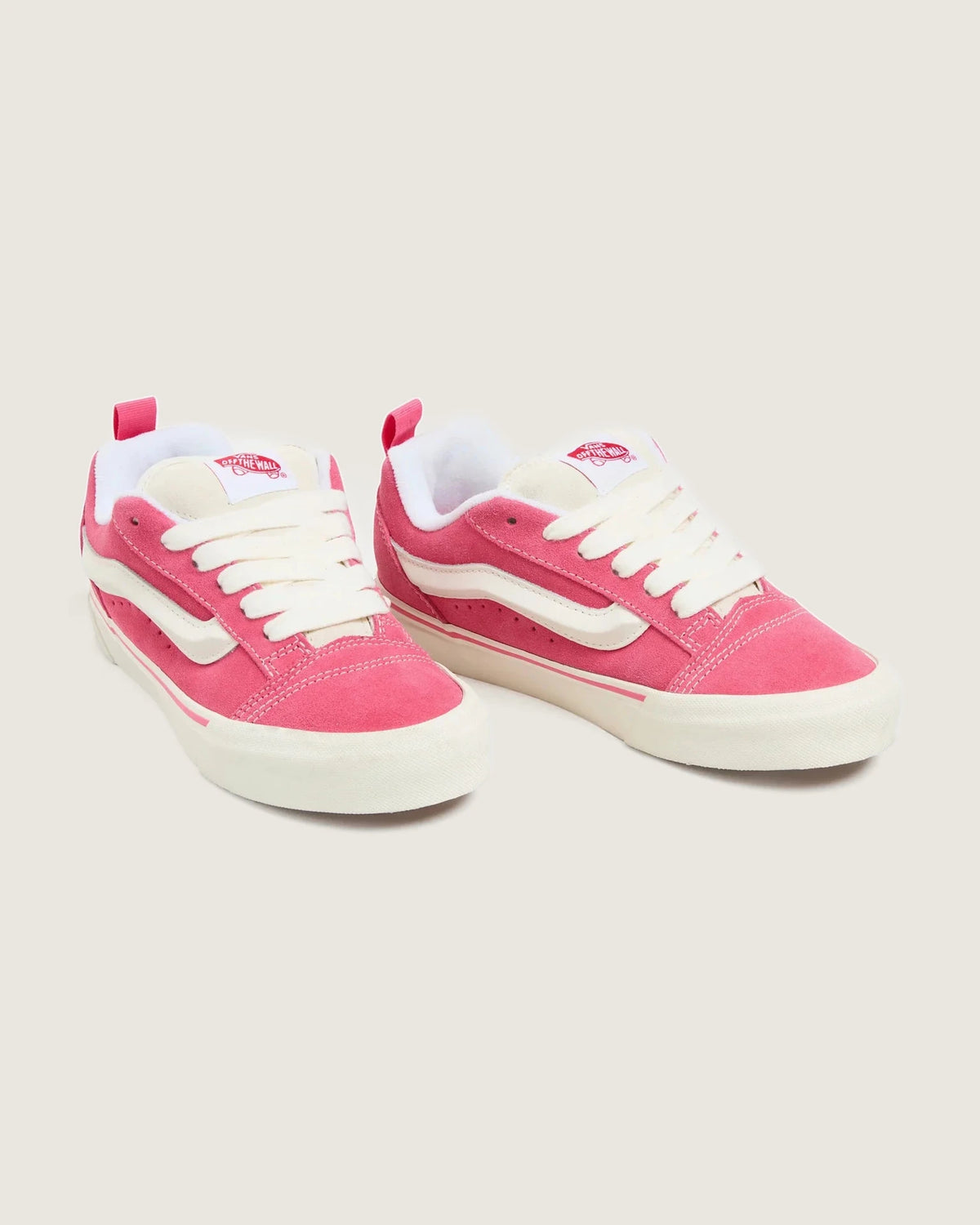VANS Knu Skool RETRO COLOR PINK/TRUE WHITE Cipő kép 2