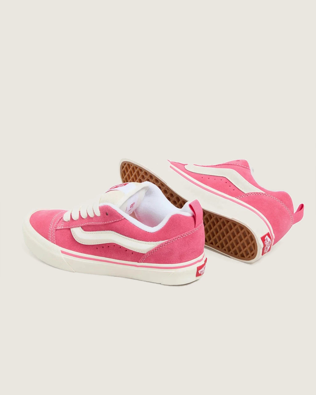VANS Knu Skool RETRO COLOR PINK/TRUE WHITE Cipő kép 3