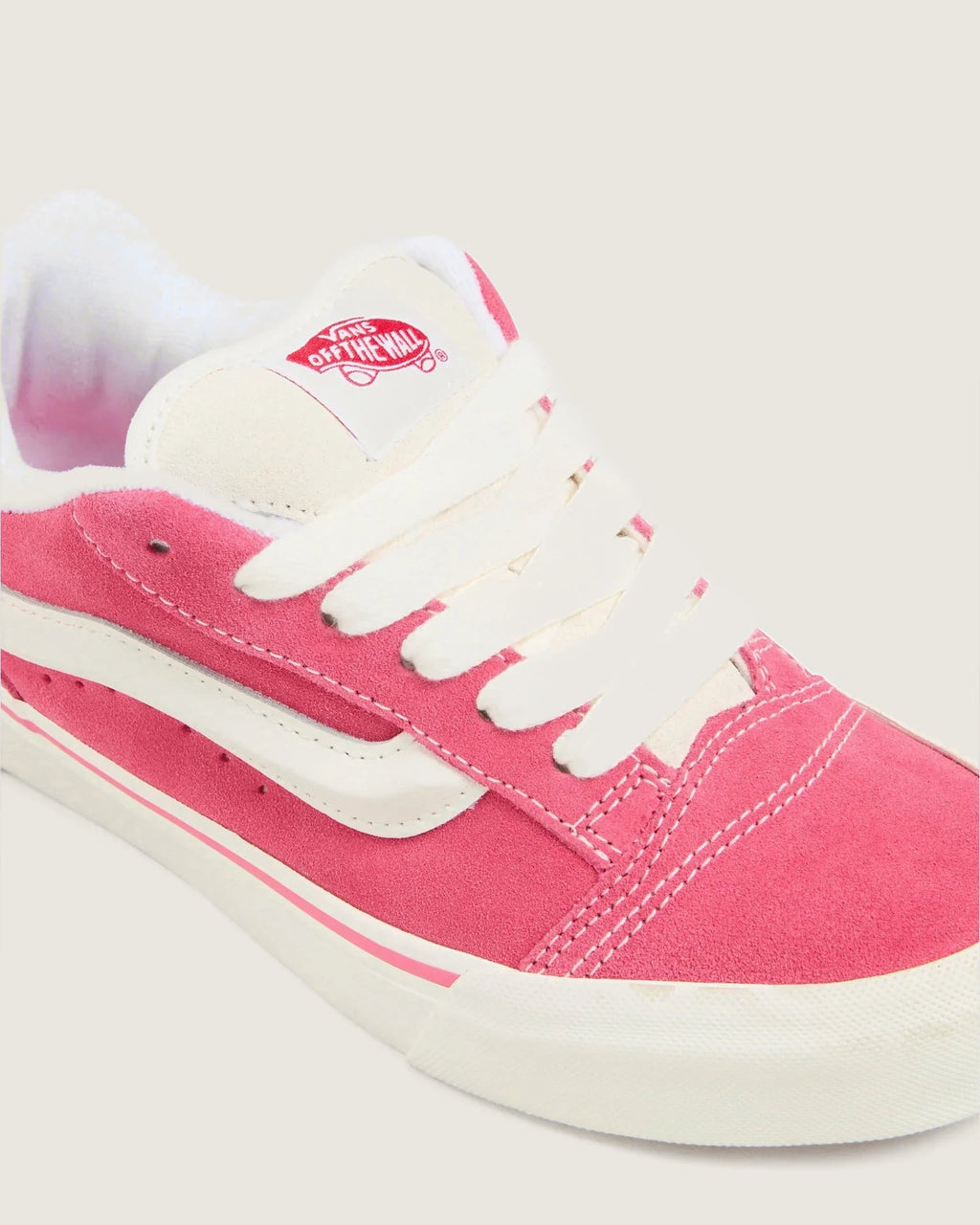 VANS Knu Skool RETRO COLOR PINK/TRUE WHITE Cipő kép 4