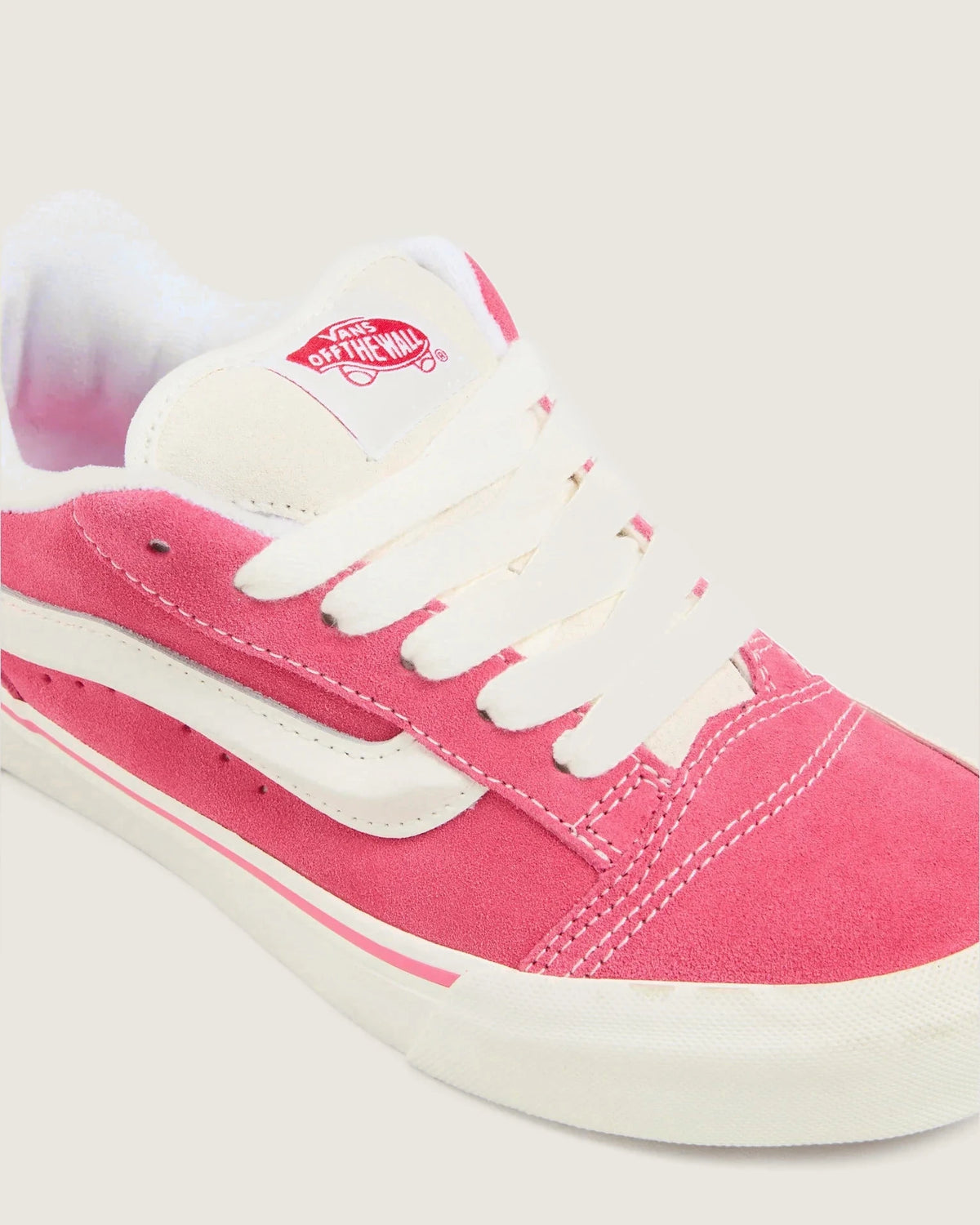 VANS Knu Skool RETRO COLOR PINK/TRUE WHITE Cipő kép 4