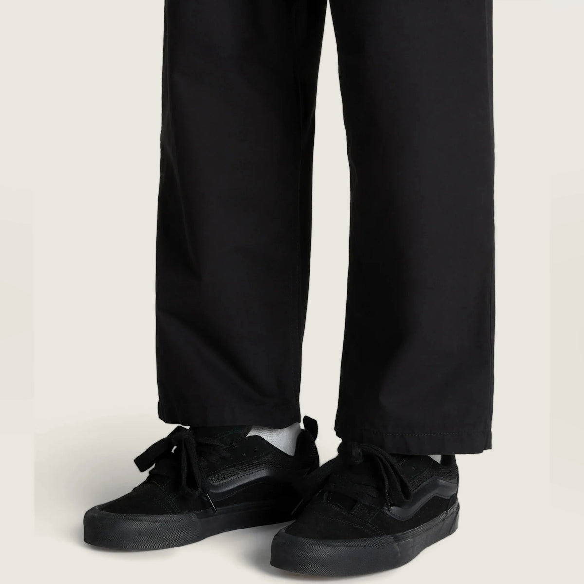 VANS Knu Skool BLACK/BLACK Cipő kép 5