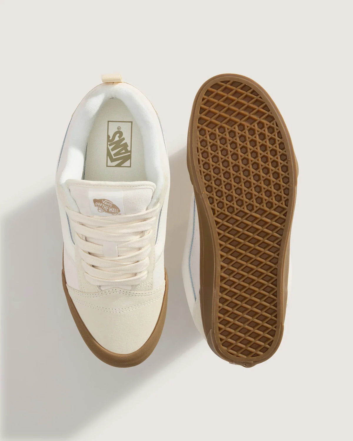VANS Knu Skool MARSHMALLOW/LIGHT GUM Cipő VN0009QCDBS1 - 3