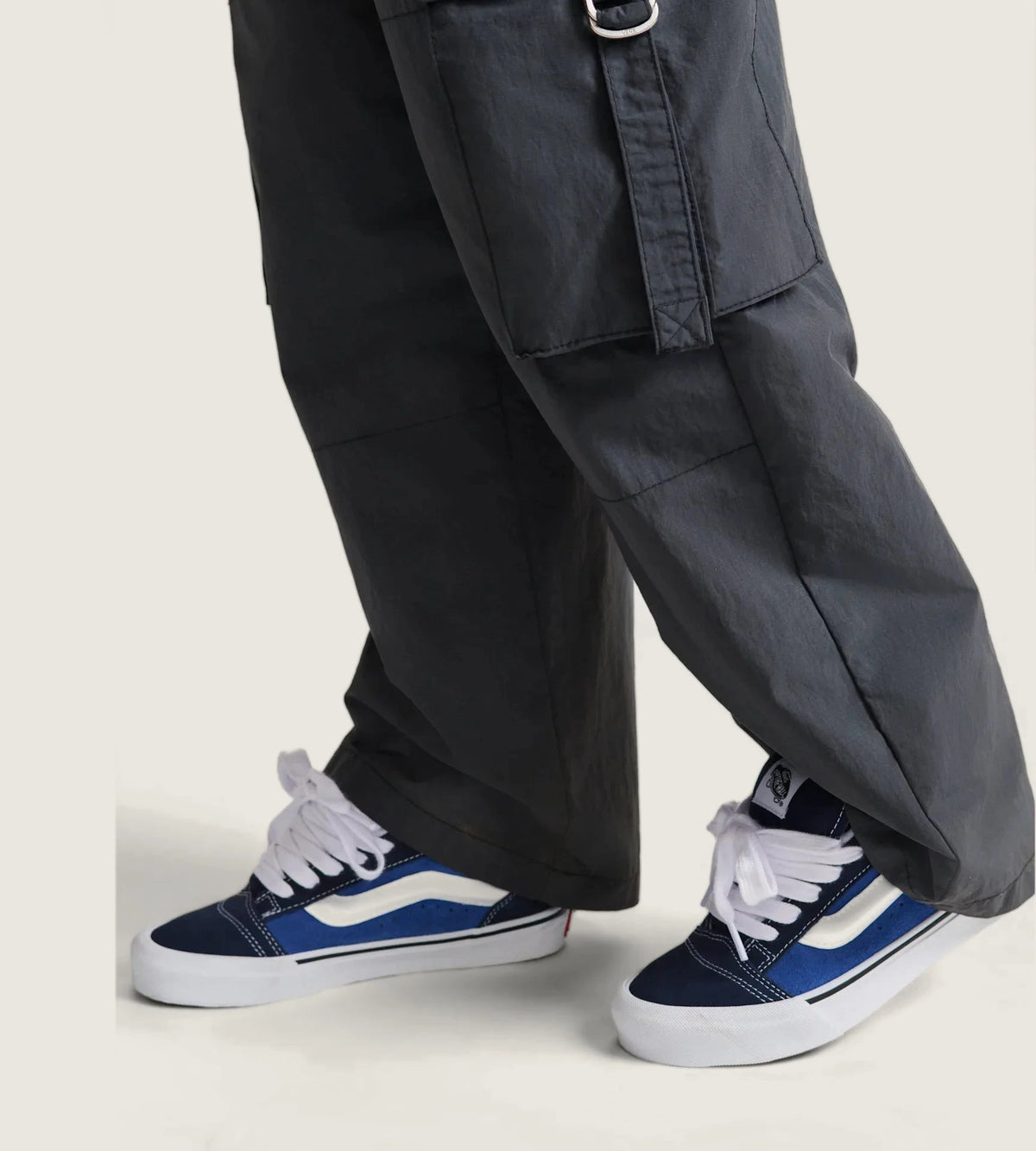 VANS Knu Skool NAVY/TRUE WHITE Cipő kép 2