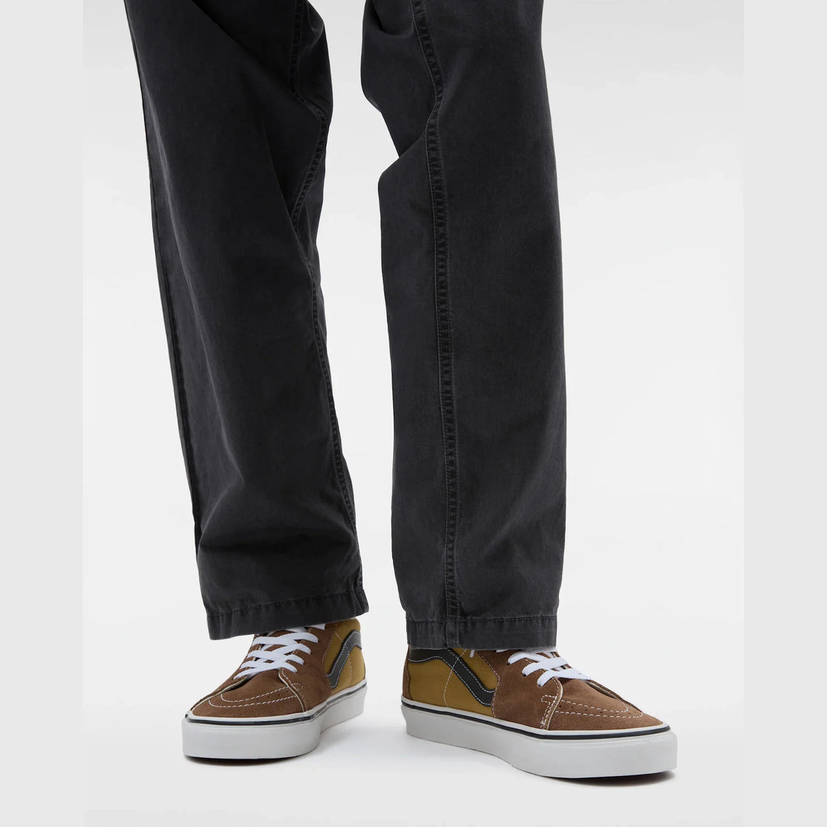 VANS SK8-Hi CANVAS/SUEDE POP BROWN/MULTI Cipő kép 5