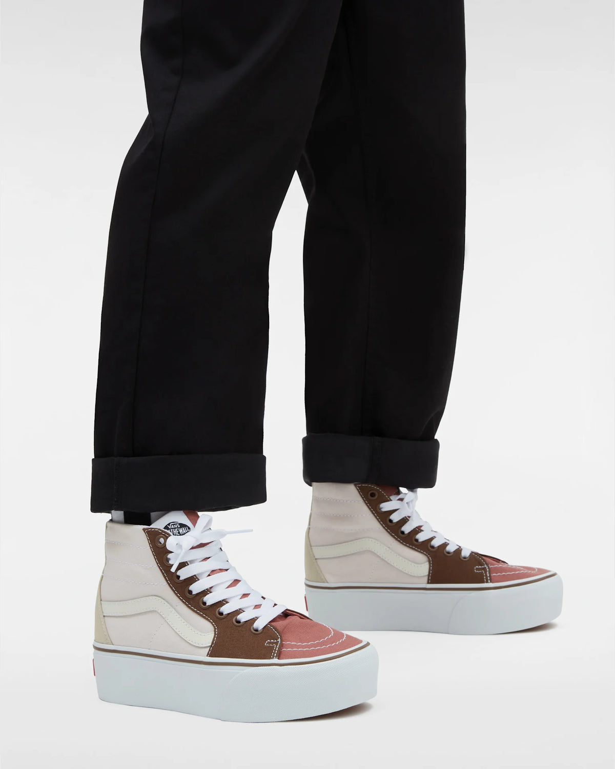 VANS SK8-Hi Tapered Platform EARTHY BLOCKING MULTI COLOR Cipő VN000CN5BMI1 - 5