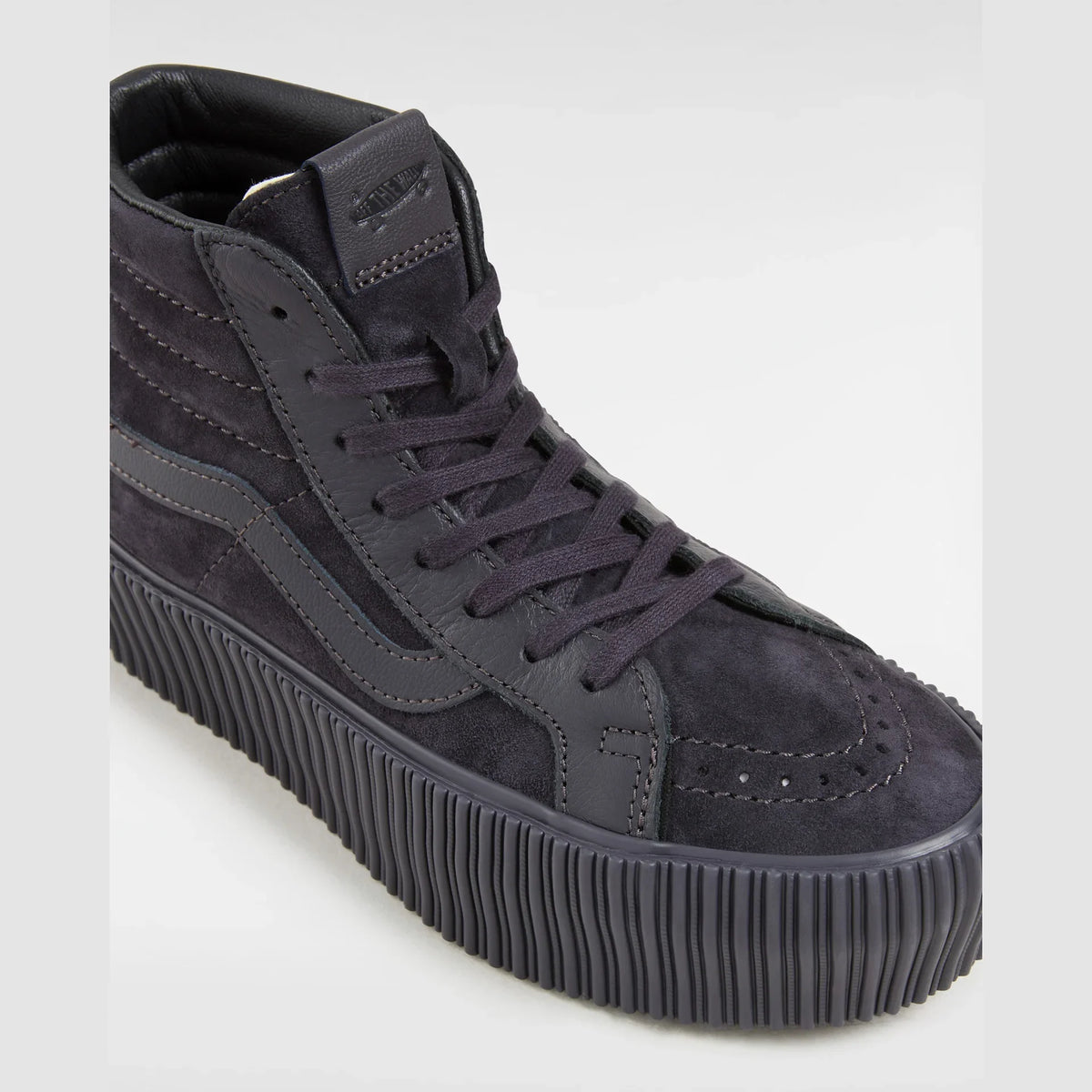 VANS Sk8-Hi Reissue 38 Platform LX SUEDE/LEATHER ONYX Cipő kép 4