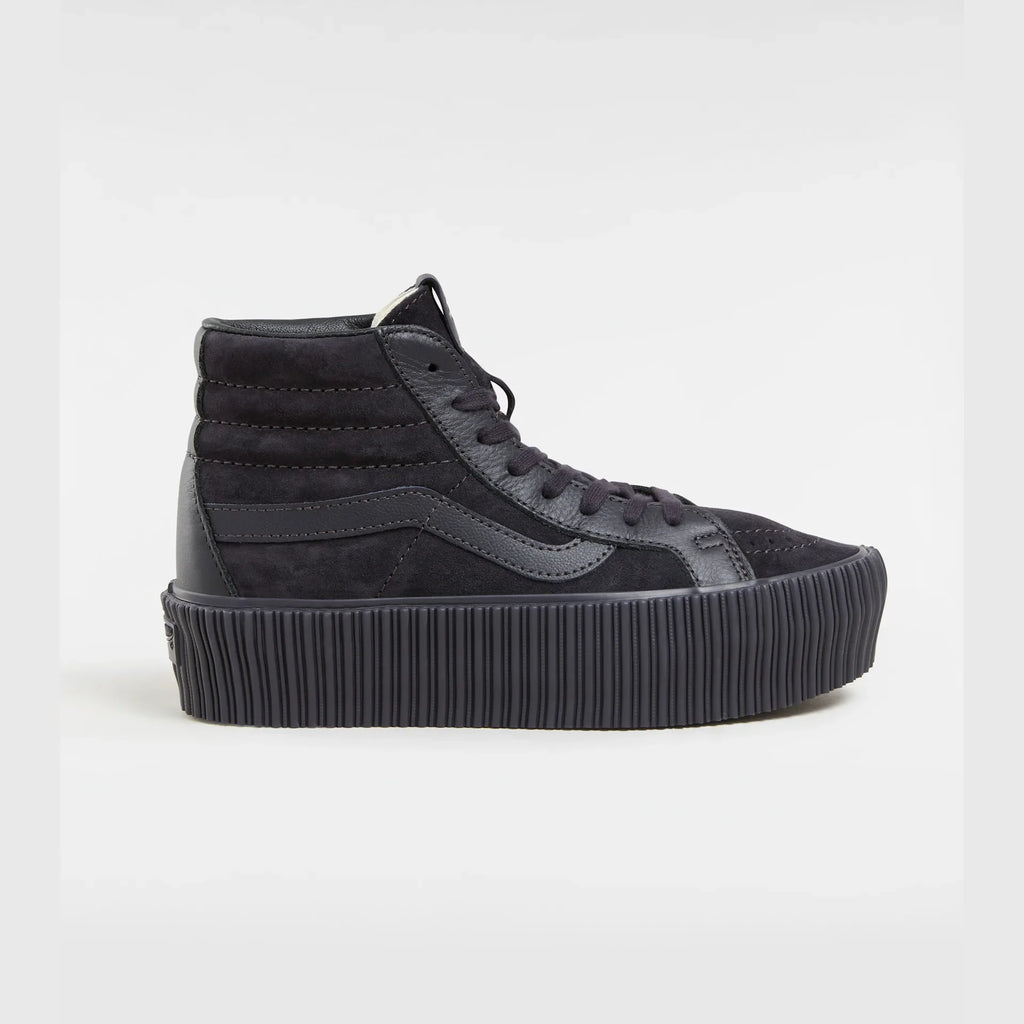 VANS Sk8-Hi Reissue 38 Platform LX SUEDE/LEATHER ONYX Cipő kép 1